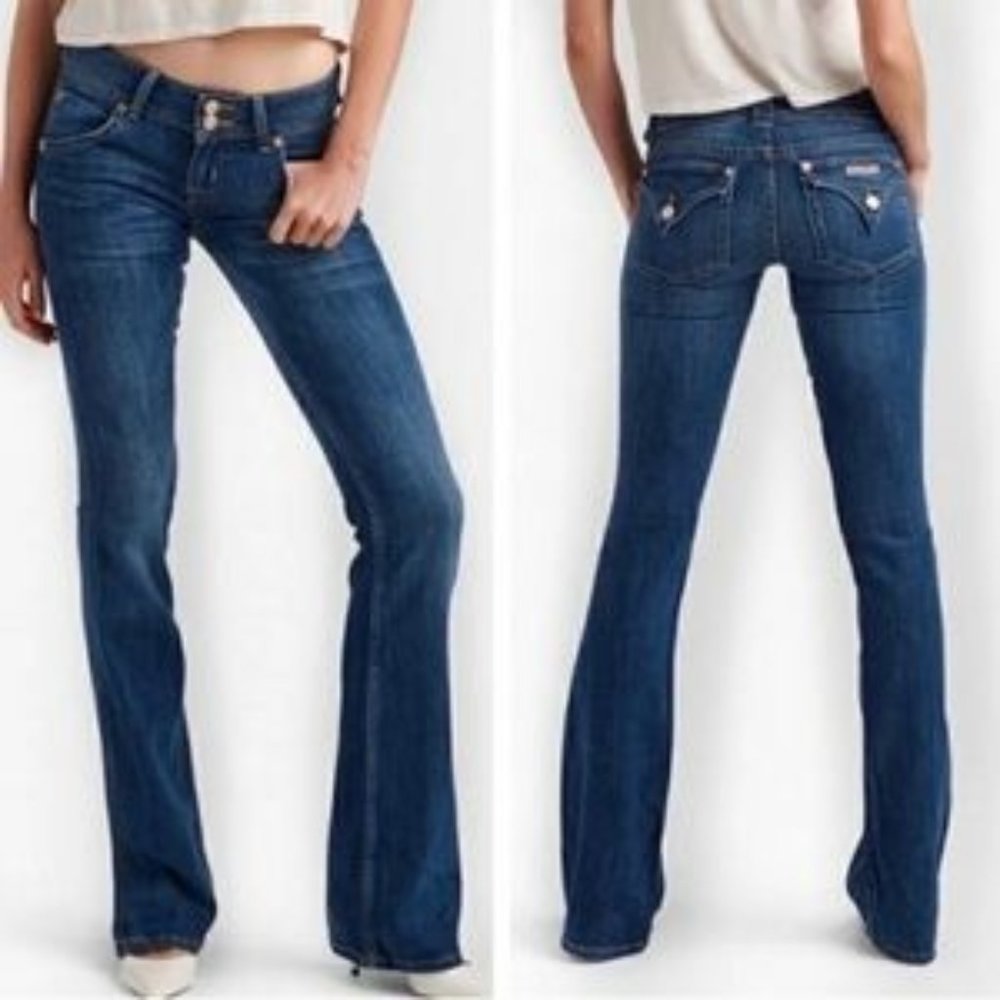 Hudson Beth Mid-Rise Baby Bootcut Jean size 28